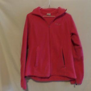 Columbia Women’s Full Zip Fleece Red Jacket – Medium